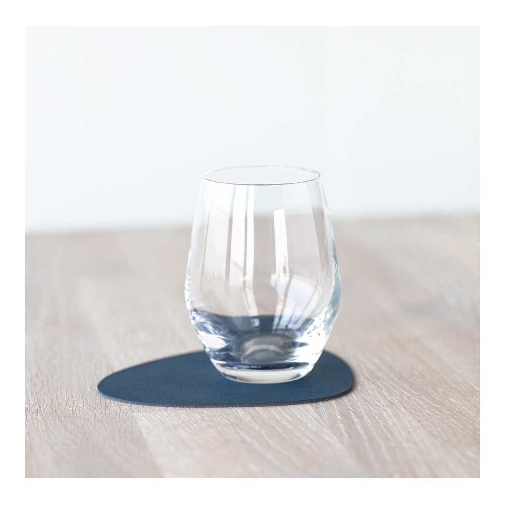 LIND DNA Curve Nupo glassbrikke 11x13 cm blå