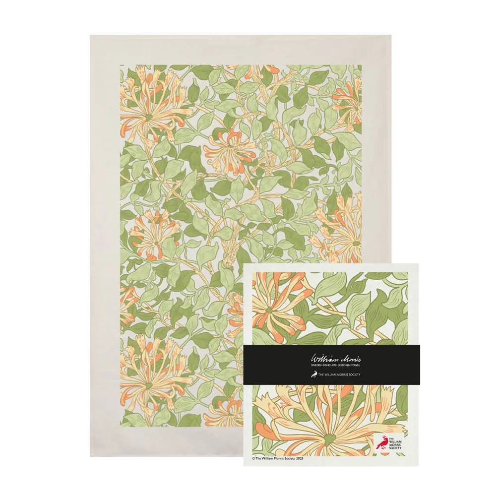 William Morris Käsipyyhe ja tiskirätti Honeysuckle