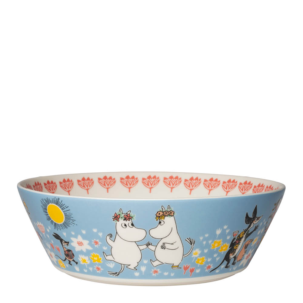Moomin Arabia Mumin serveringsskål 23 cm Sommardans