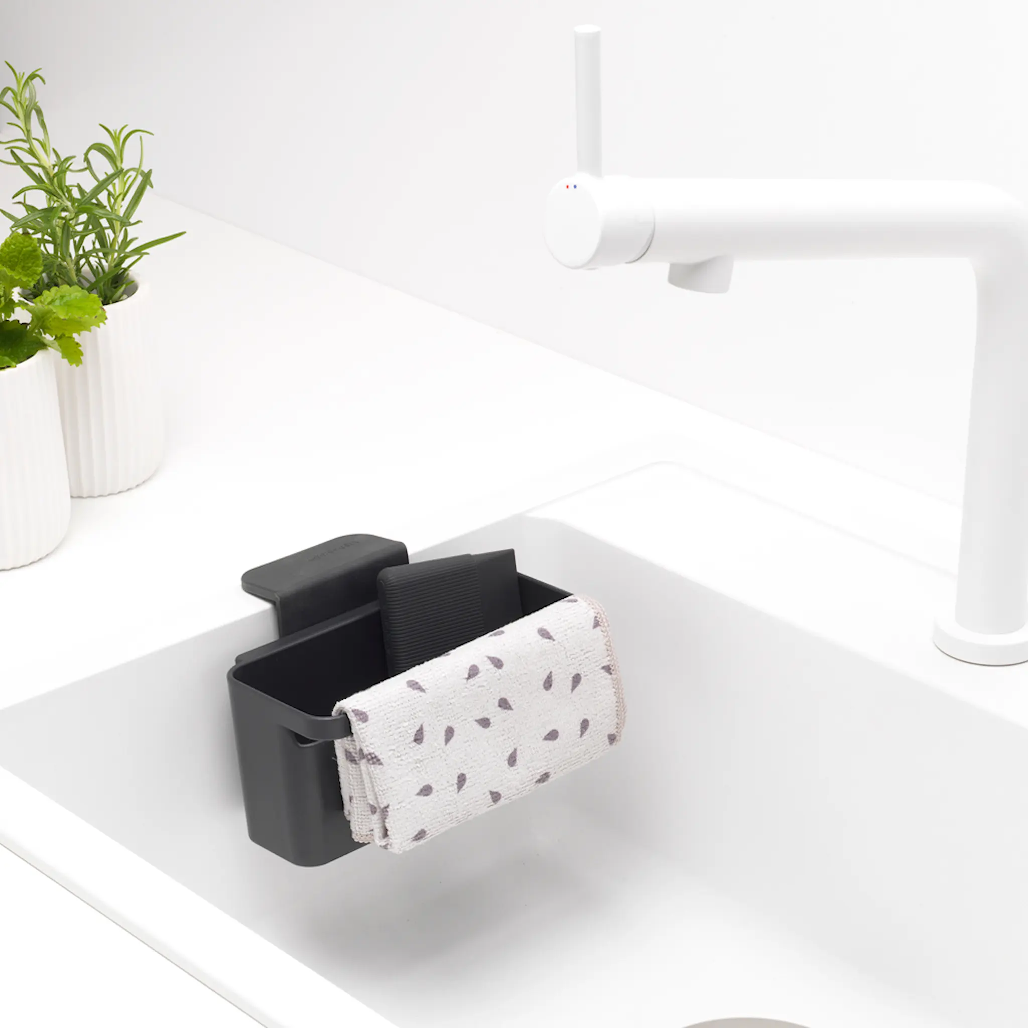 Brabantia SinkSide tiskijärjestelijä 10,6×12,7×17 cm tummanharmaa