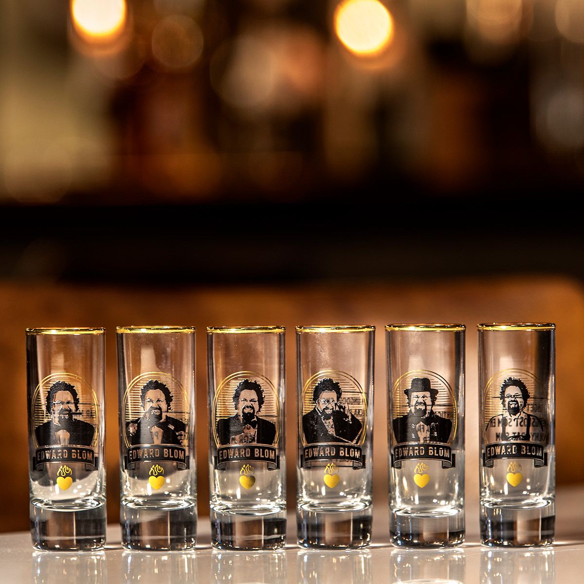 Edward Blom Collection shotglass No: 6 Inget är så