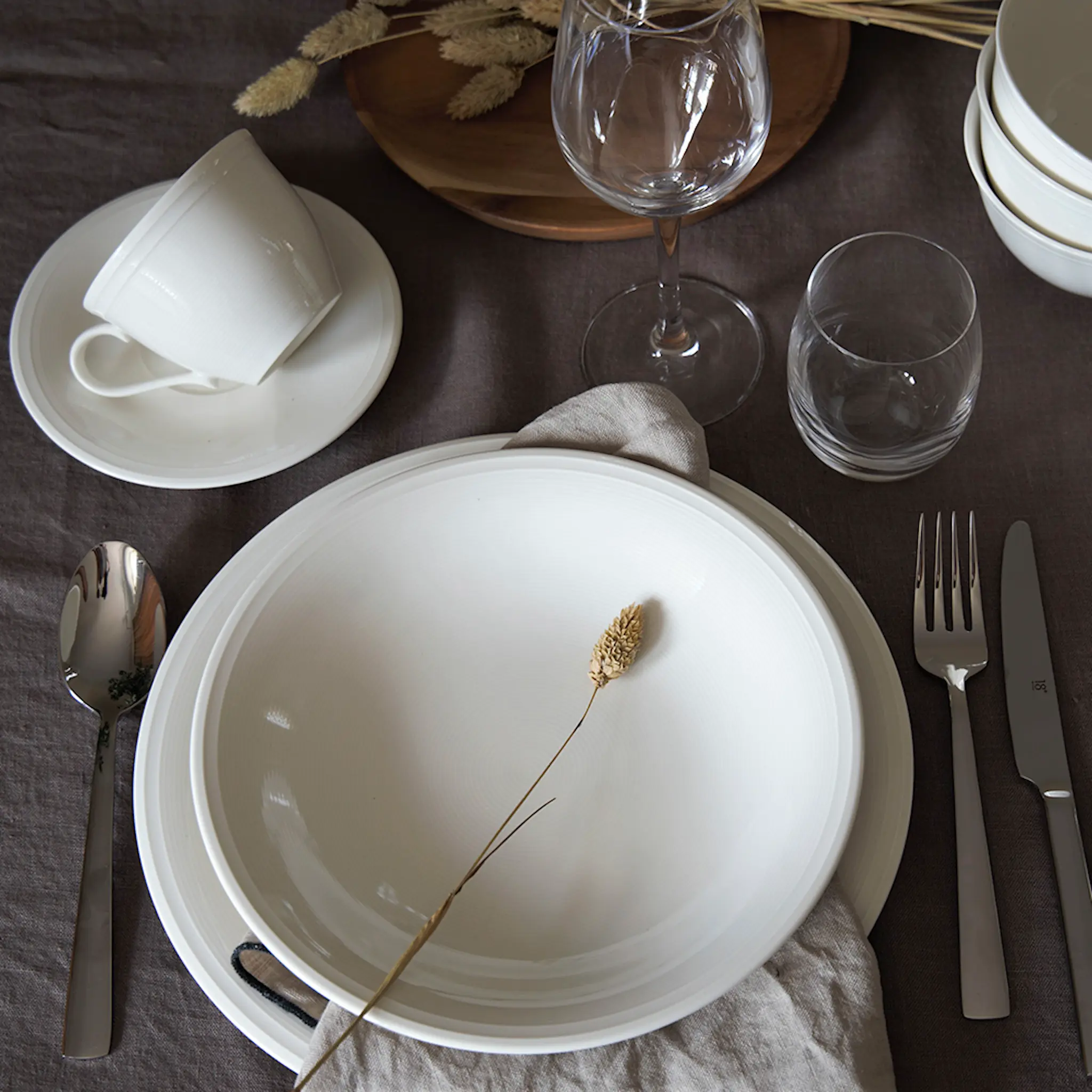 Stiernholm Rhythm Tallrik 27 cm Vit
