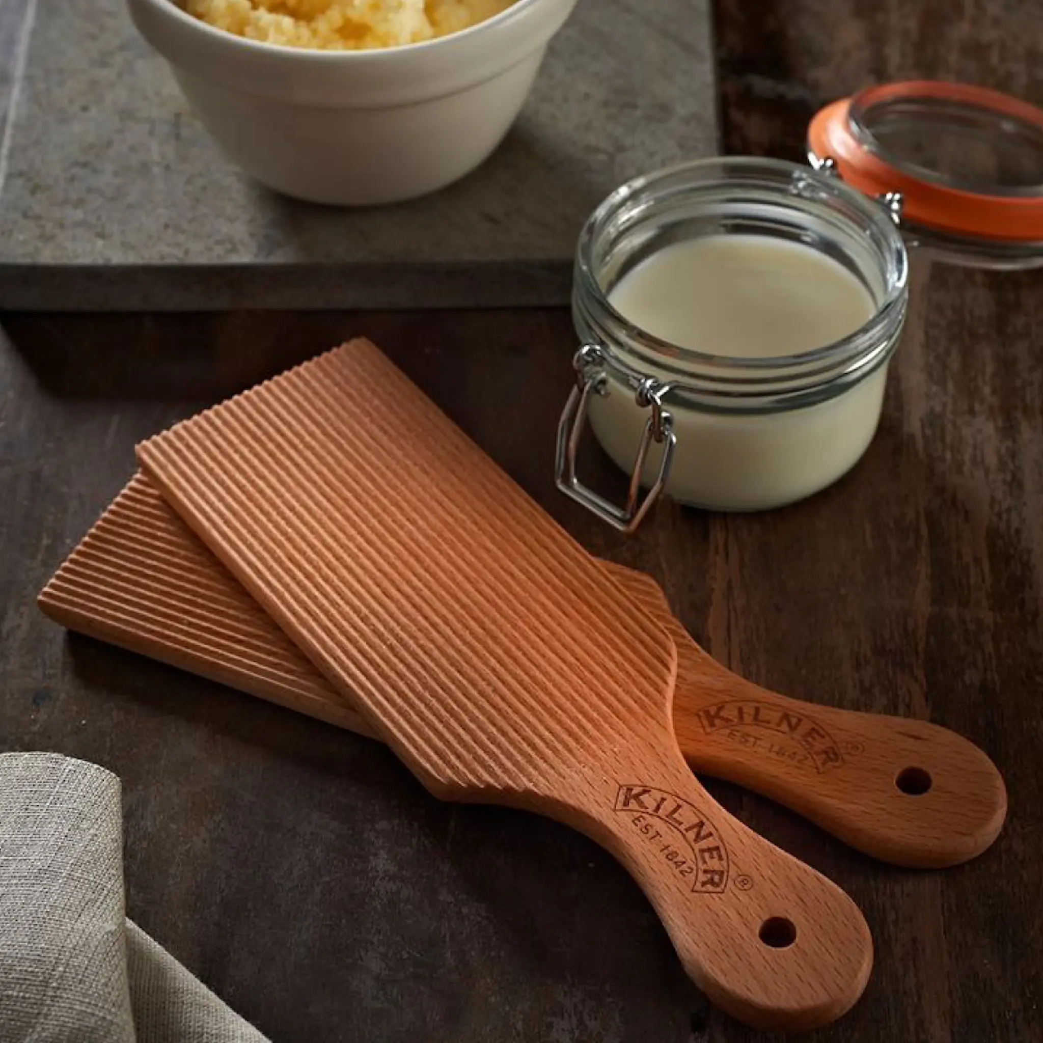 Kilner Smörspade i trä 2-pack 23 cm