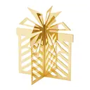 Jul 2025 julprydnad för bordet liten guld