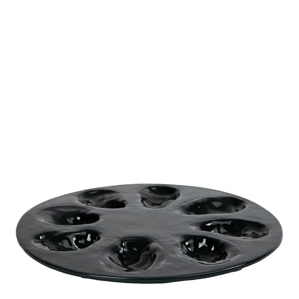 Oyster serveringsfat 27 cm grå