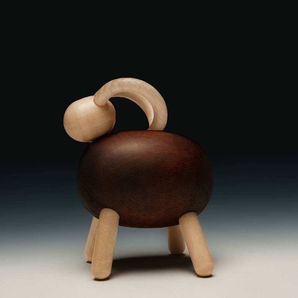 Aarikka Vuohi figuuri 9,5 cm puu