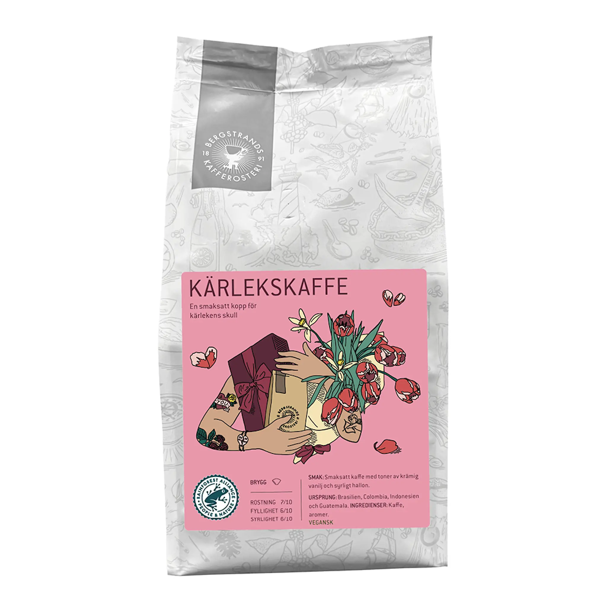 Bergstrands Kafferosteri Kärlekskaffe 250 gram