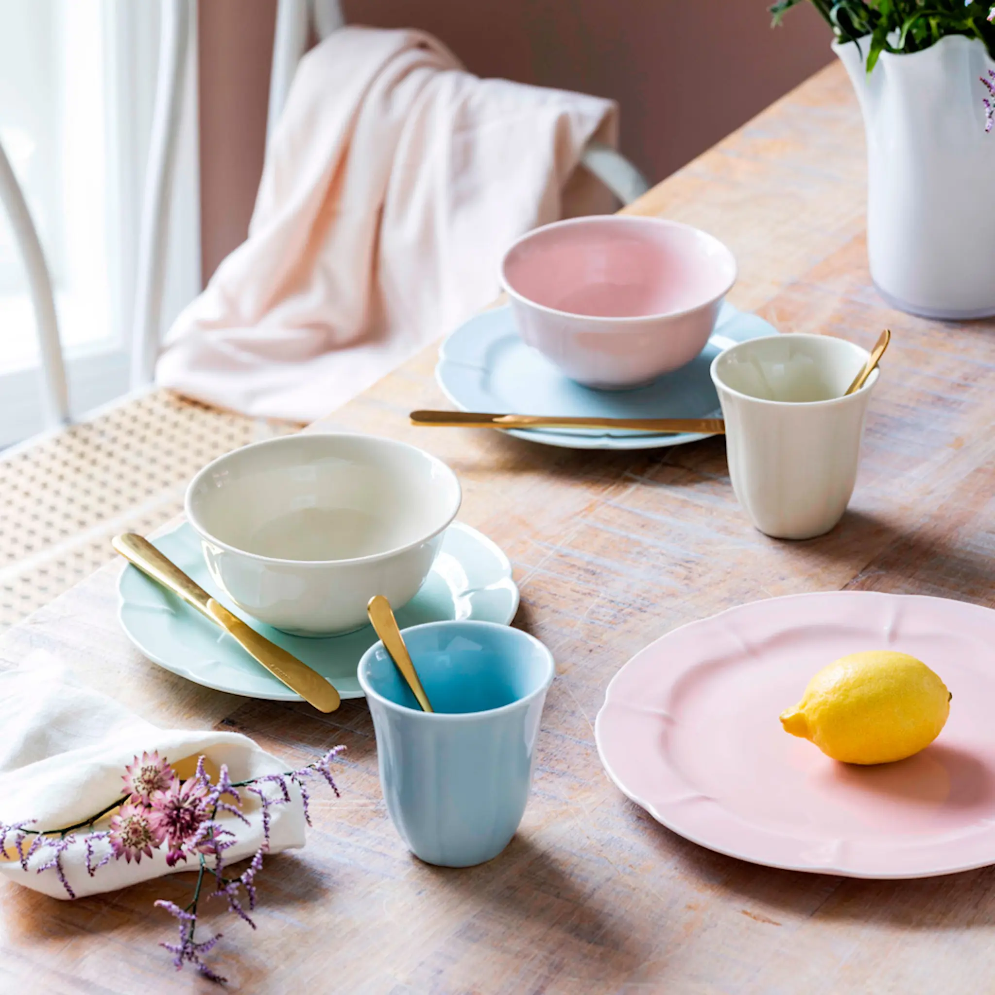 Aida Søholm Solvej Skål 15 cm Soft pink