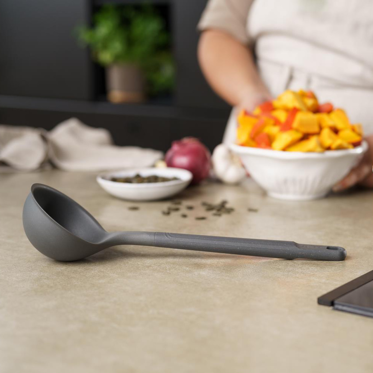 Zyliss Øse large 31,5 cm grå