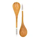 Stripe Salladsbetick Olivträ 2 delar