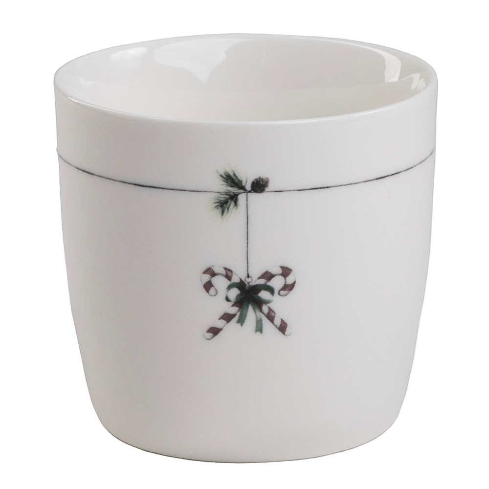 Sögne Home Krus Christmas Candy 30 cl hvit