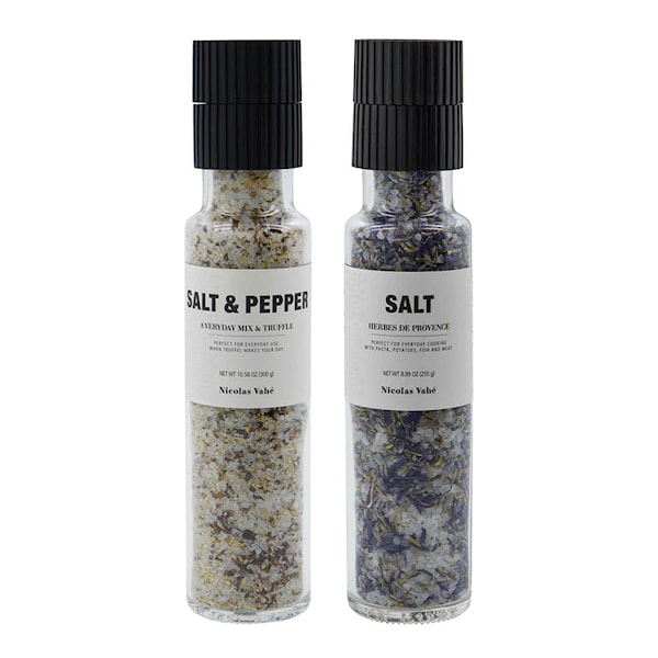 Presentask salt everyday mix och tryffel + Herbes de Provence