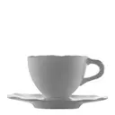 Perfect Imperfection kopp med fat S 10 cl vit