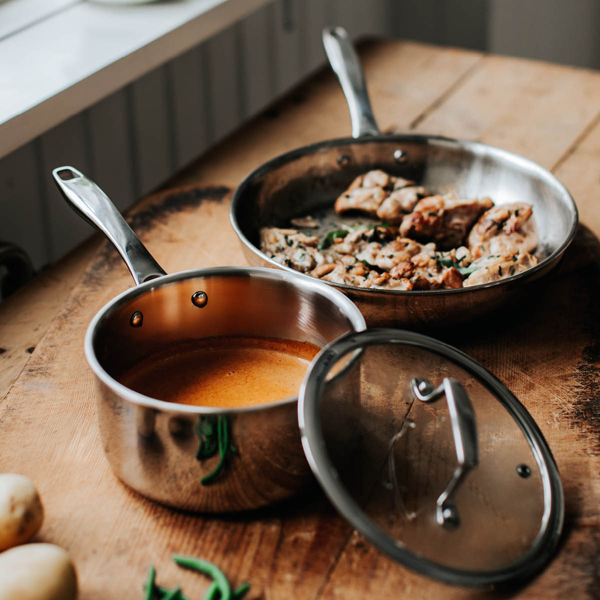 Dorre Trivence gryte med glasslokk 2L