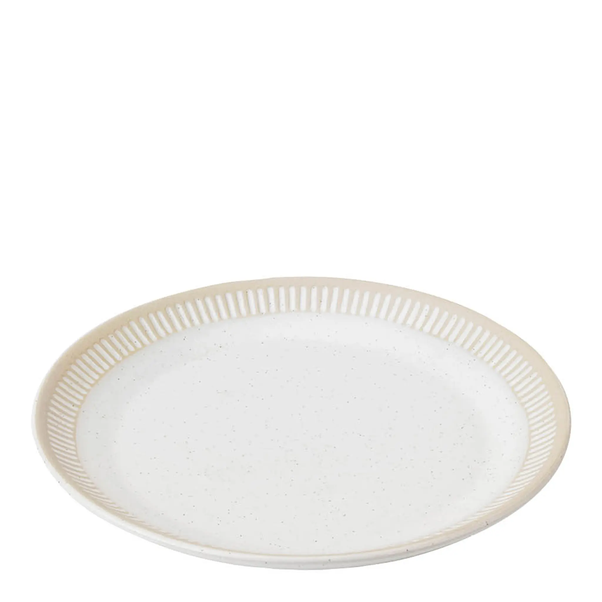 Knabstrup Keramik Colorit Tallrik 22 cm Sand