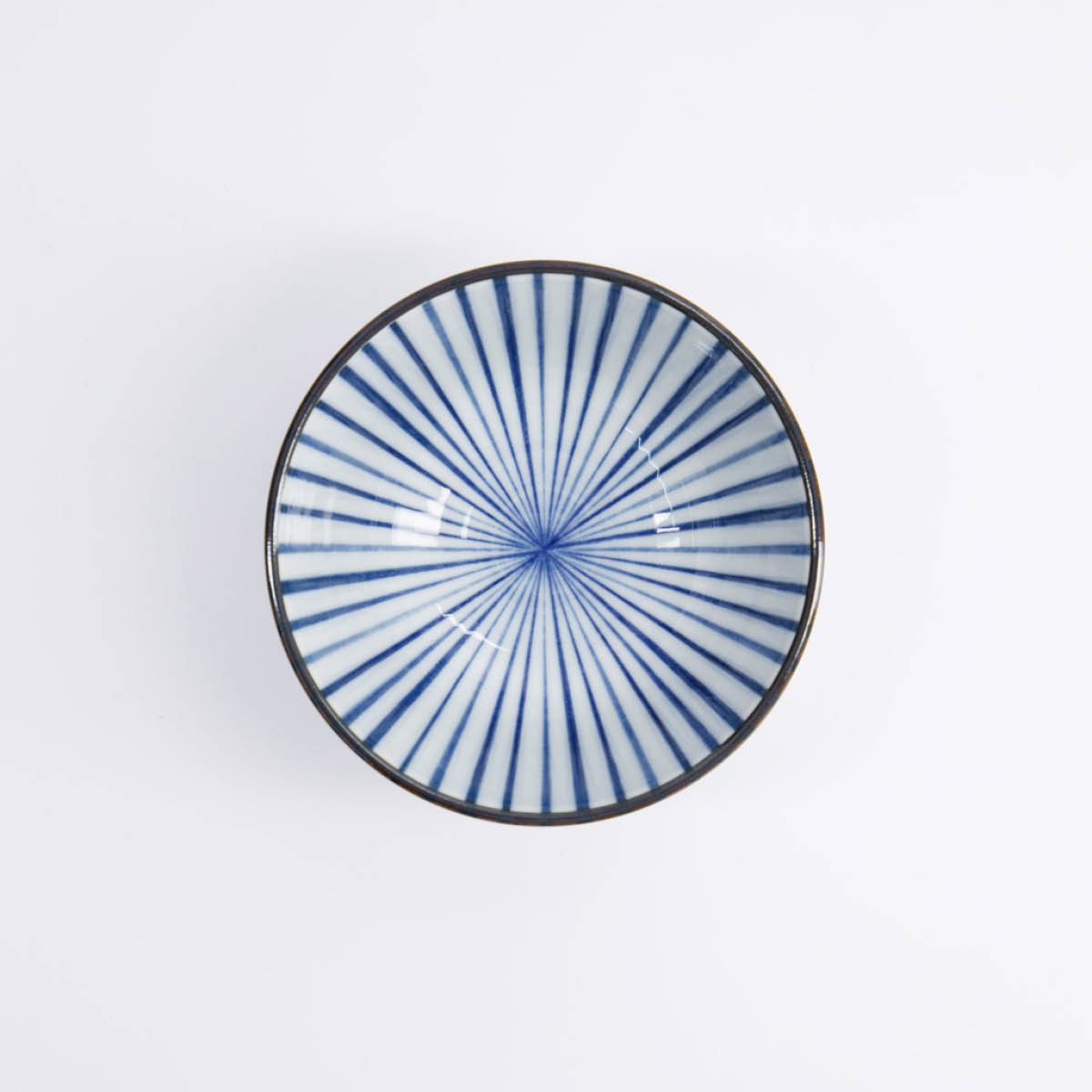 Tokyo Design Studio Natsu Tokusa risskål 12x6,4 cm 0,35 L blå/vit