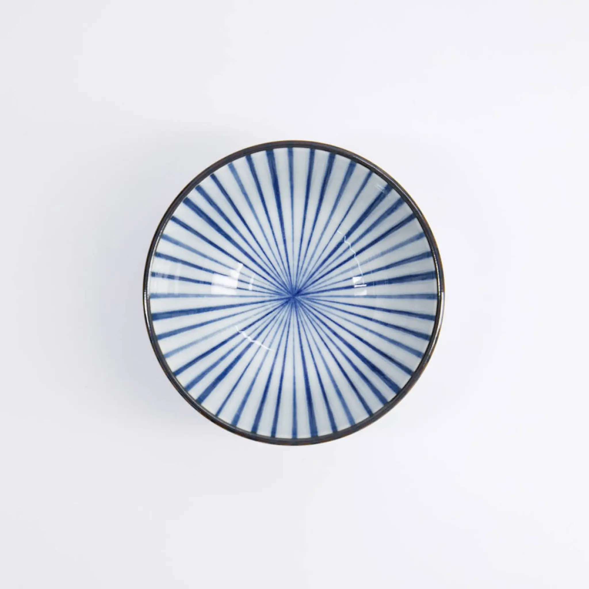 Tokyo Design Studio Natsu Tokusa risskål 12x6,4 cm 0,35 L blå/vit