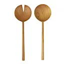 Round salladsbestick 26 cm teak