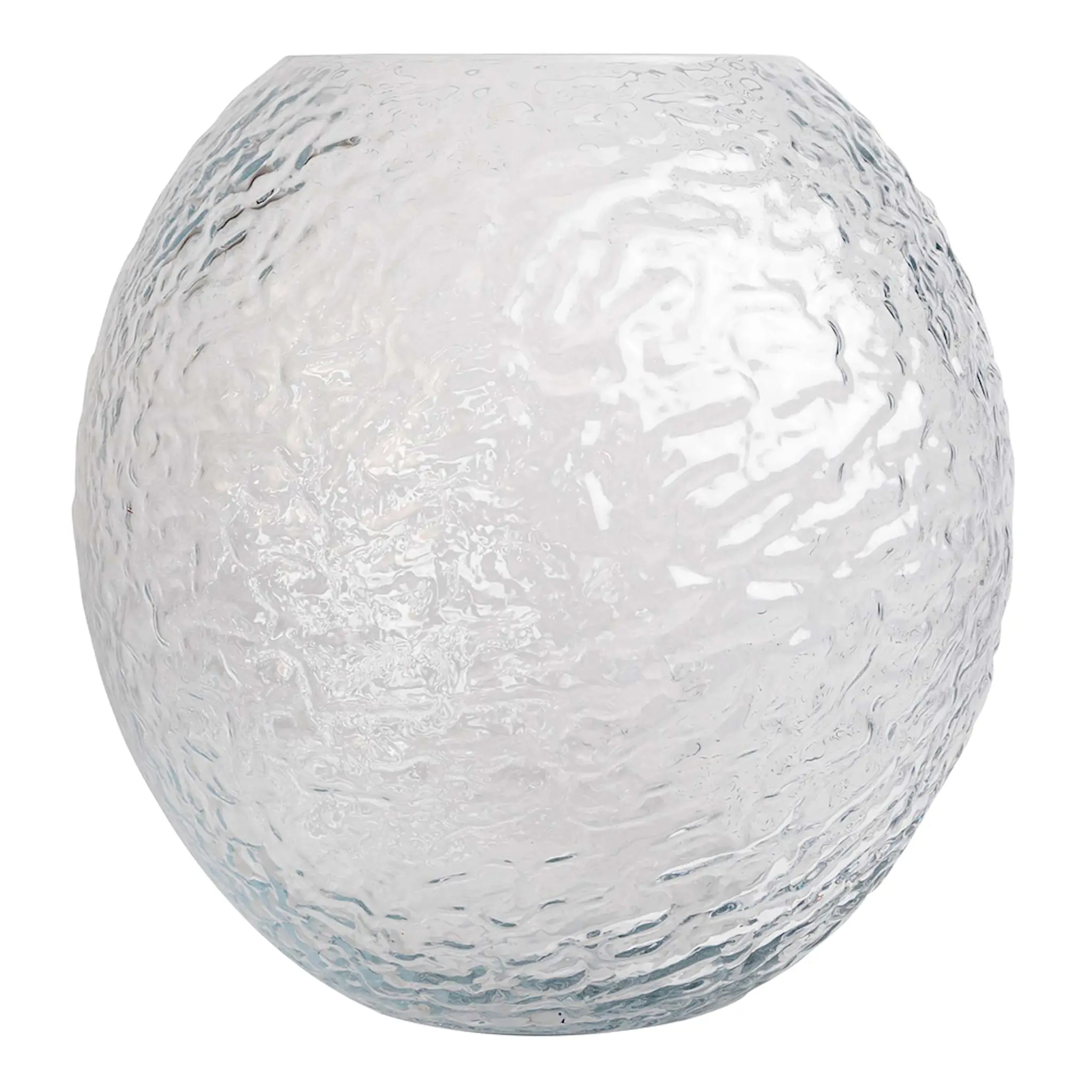 ByOn Babbly Vas Rund L 27 cm Klar