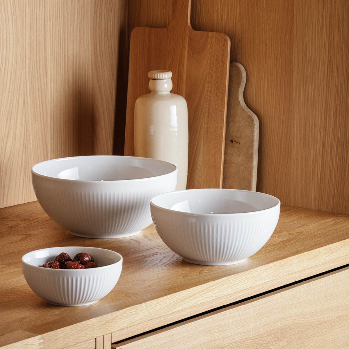 Eva Trio Legio Nova skålsett 3 stk 0,5/1,8/3,2 L