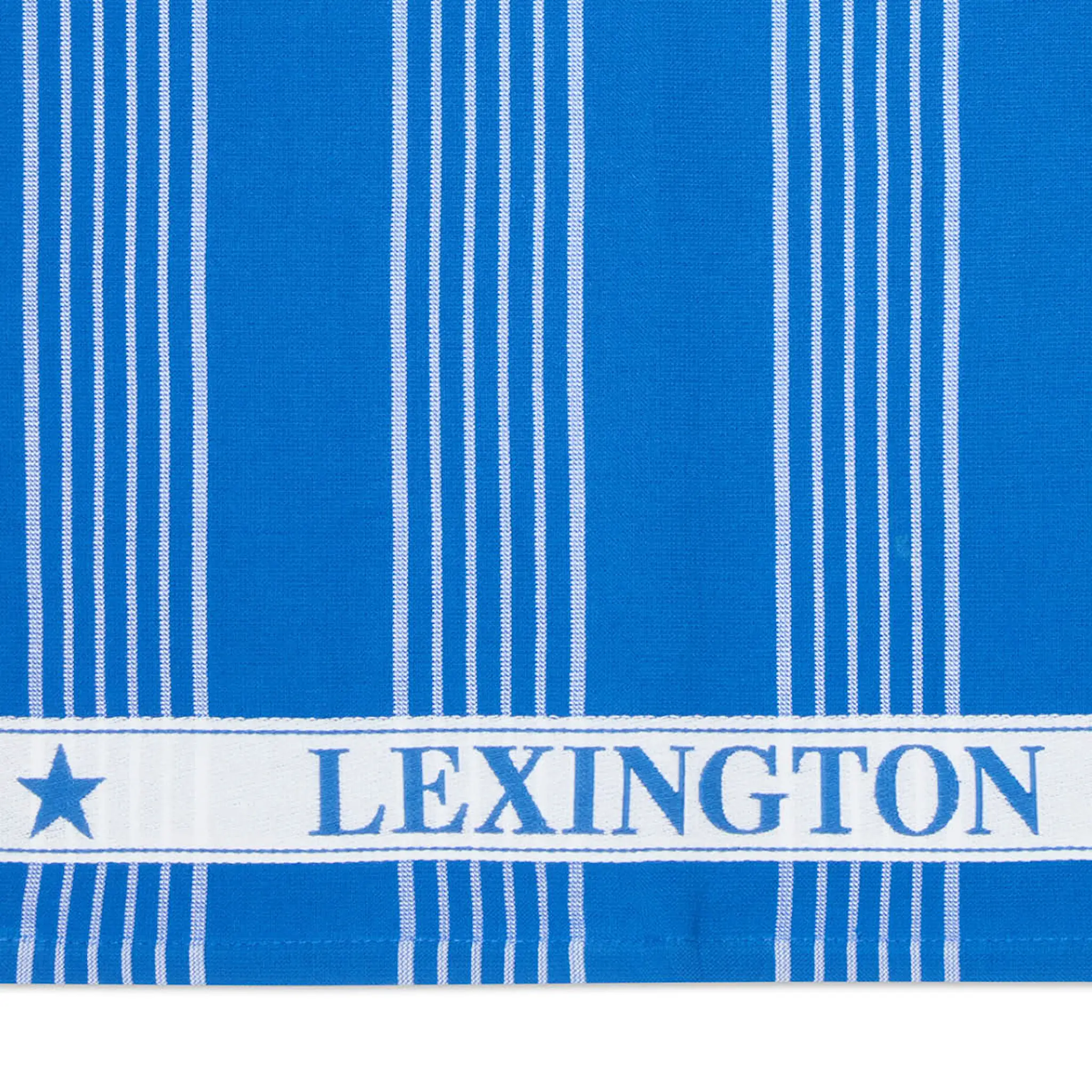 Lexington Kökshandduk 70x50 cm frotté rutig blå/vit