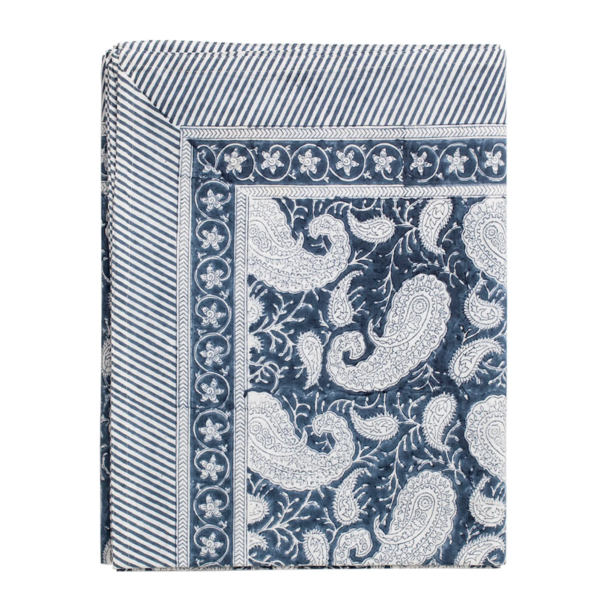 Chamois Big Paisley Bordsduk 150x350 cm Blå