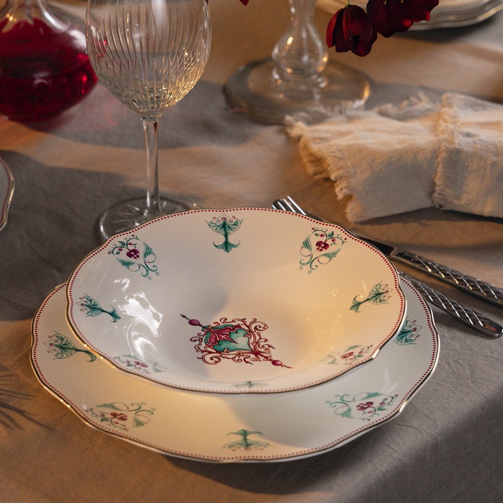 Magnor Lucia Lautanen 28 cm Valkoinen/Punainen/Vihreä