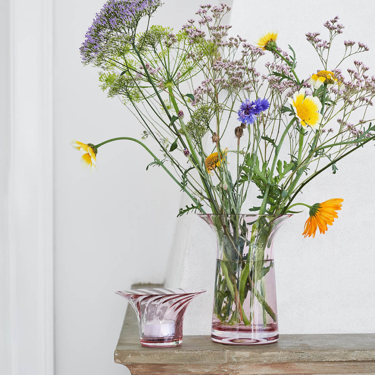 Rosendahl Filigran Optic Anniversary vase 16 cm blush