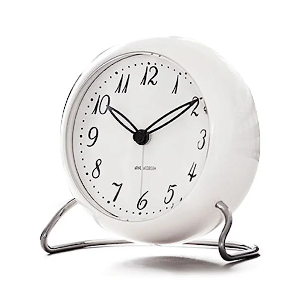 Lk Pöytäkello 11 cm Valkoinen