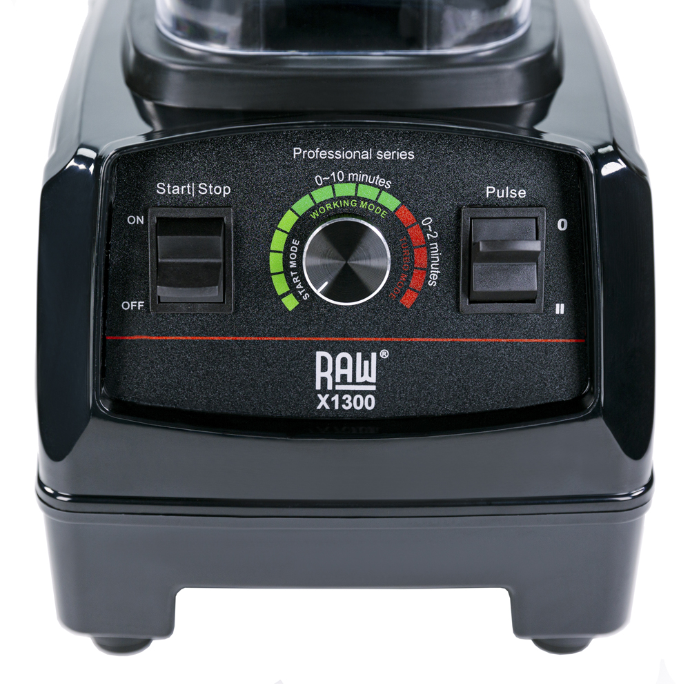 RAW High Speed Tehosekoitin X1300 Musta