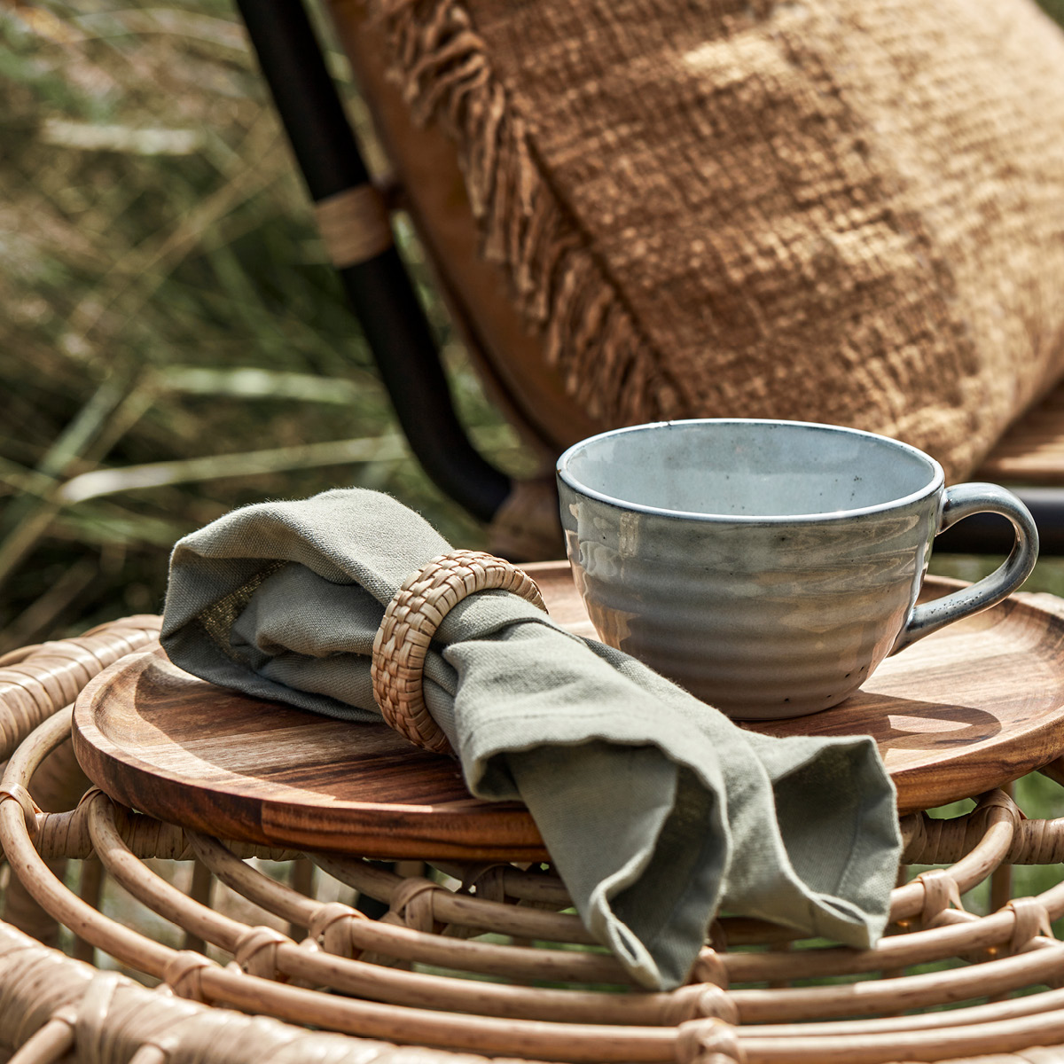 House Doctor Kind serviettringer 4 stk natur