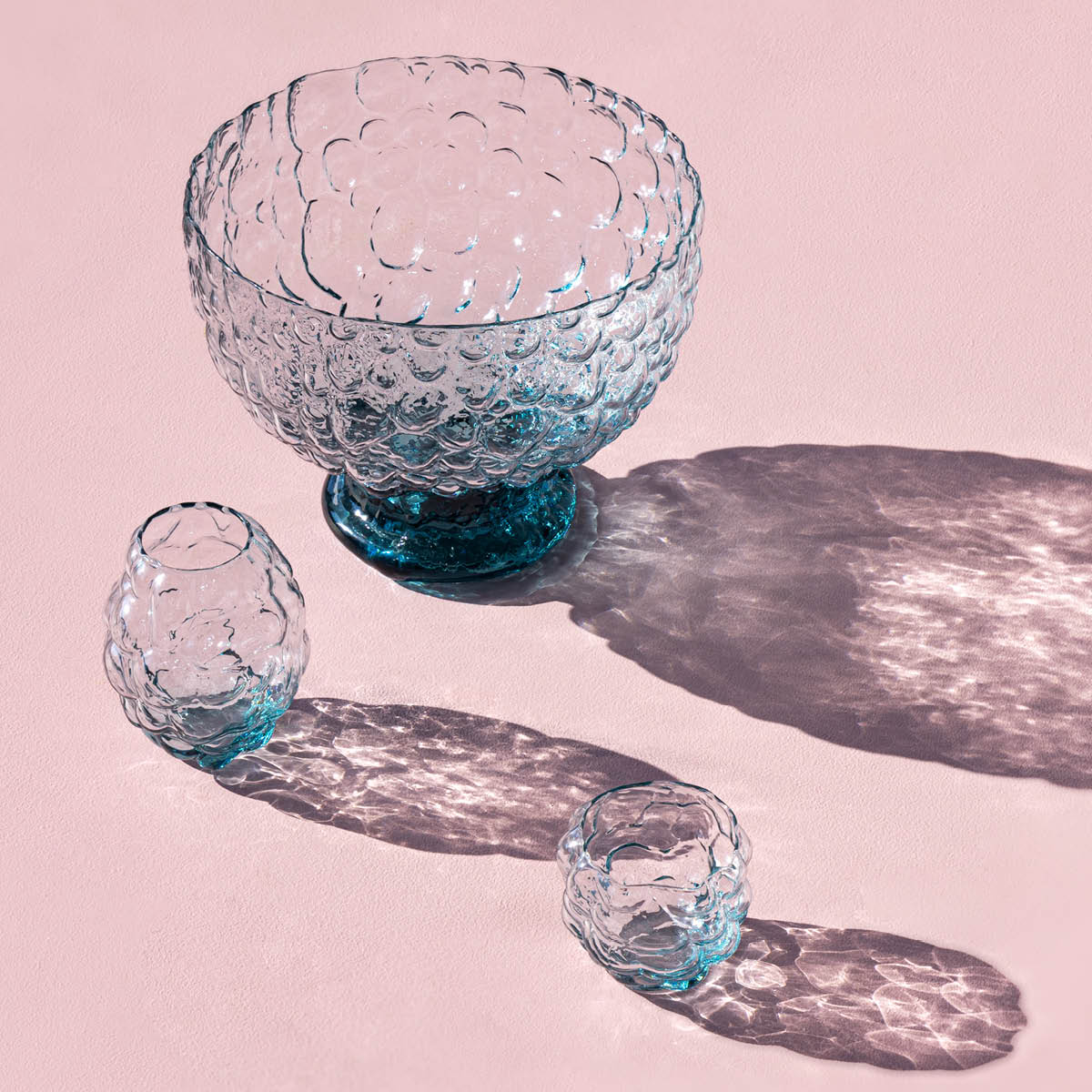 Kosta Boda Moss skål 19 cm cirkulär