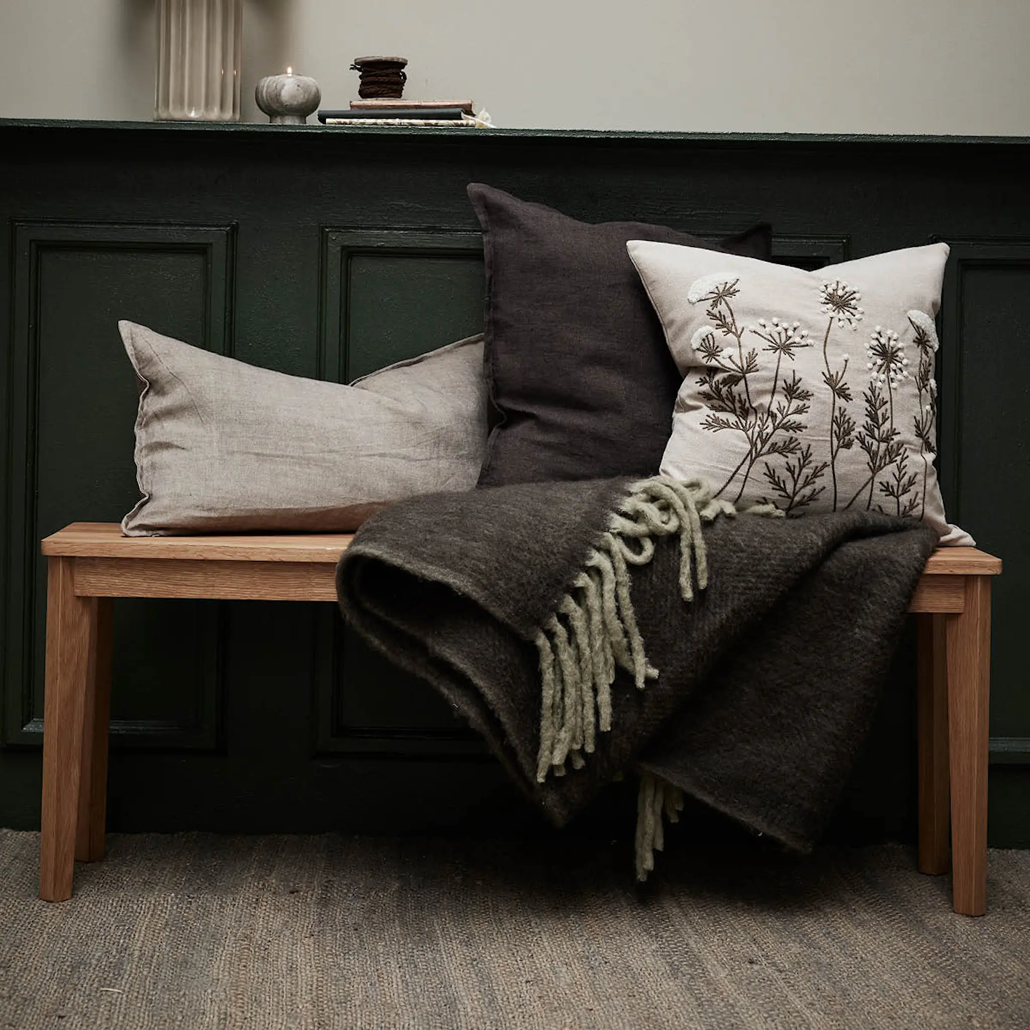 Lene Bjerre Efina putetrekk 60x40 cm sand hover