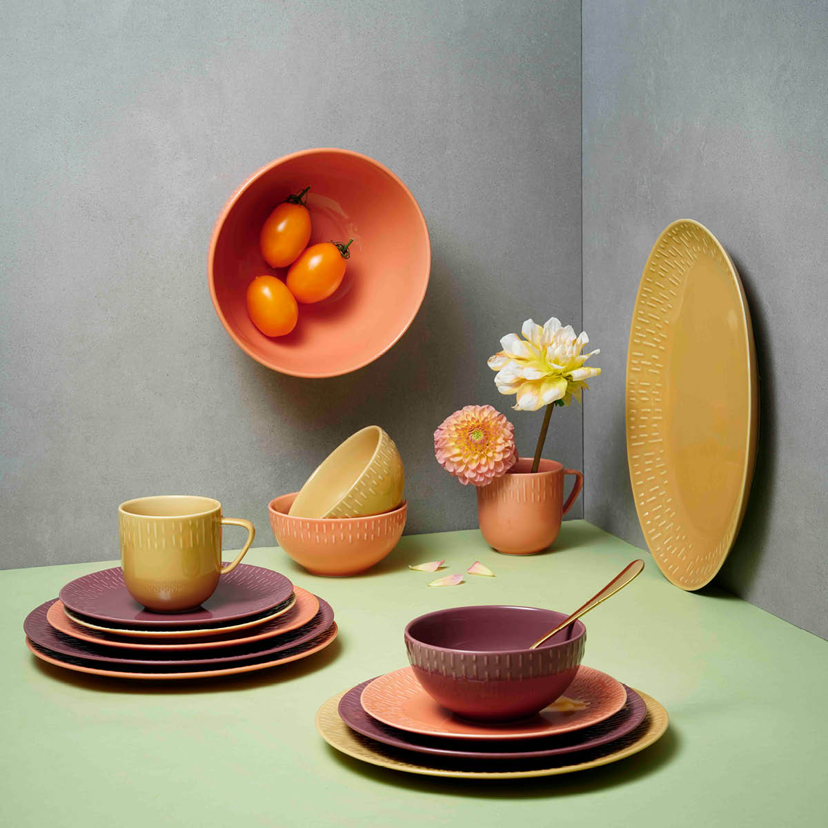 Aida - Life in colour Confetti Lautanen 21 cm Apricot