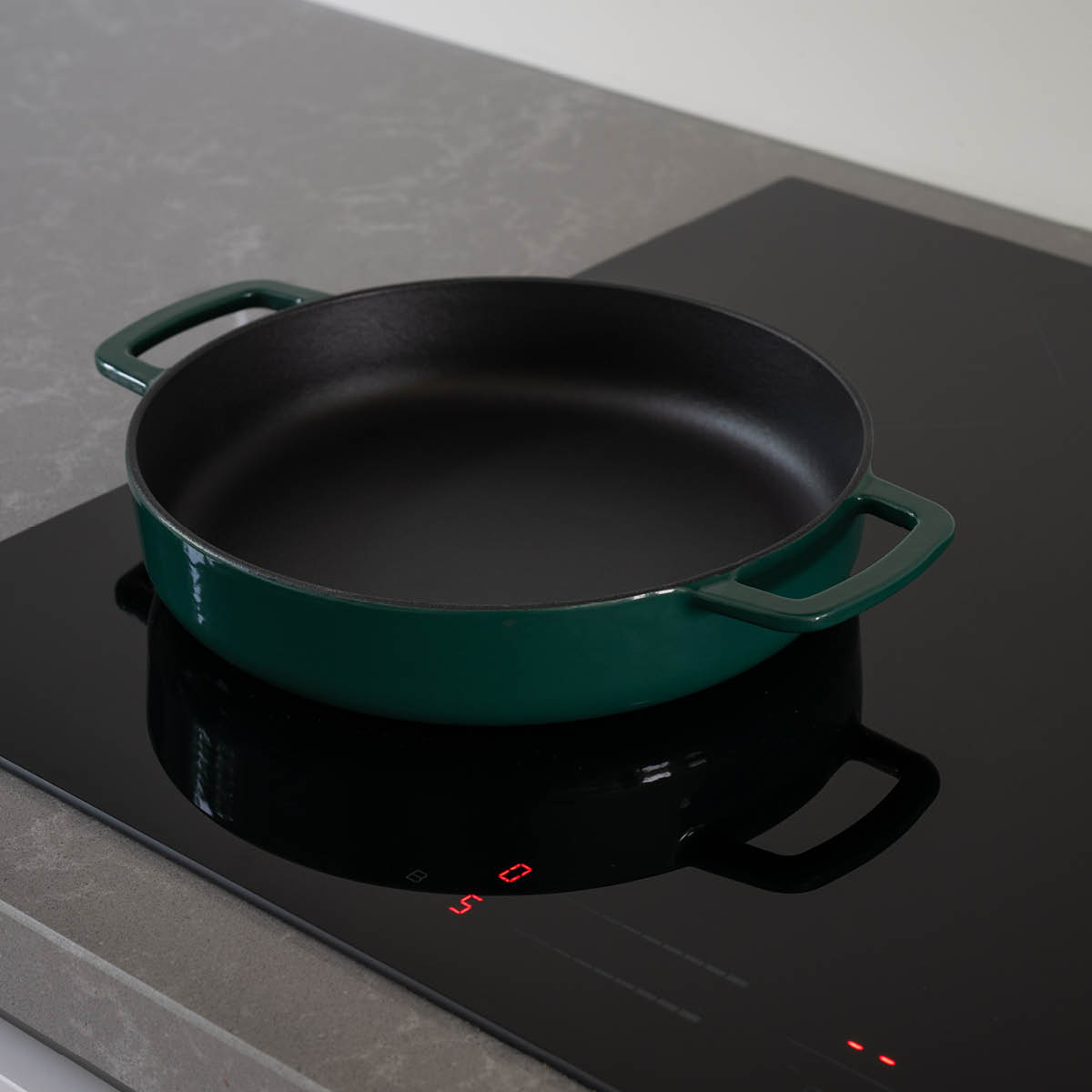 Combekk Emaloitu Valurautapannu 28 cm Holly Green