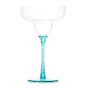 Eden Margaritaglas 35 cl Blå Spiral/Turkos