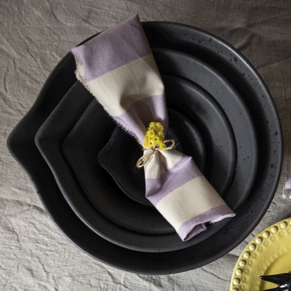 PotteryJo Peep deigbolle 35 cm matt black