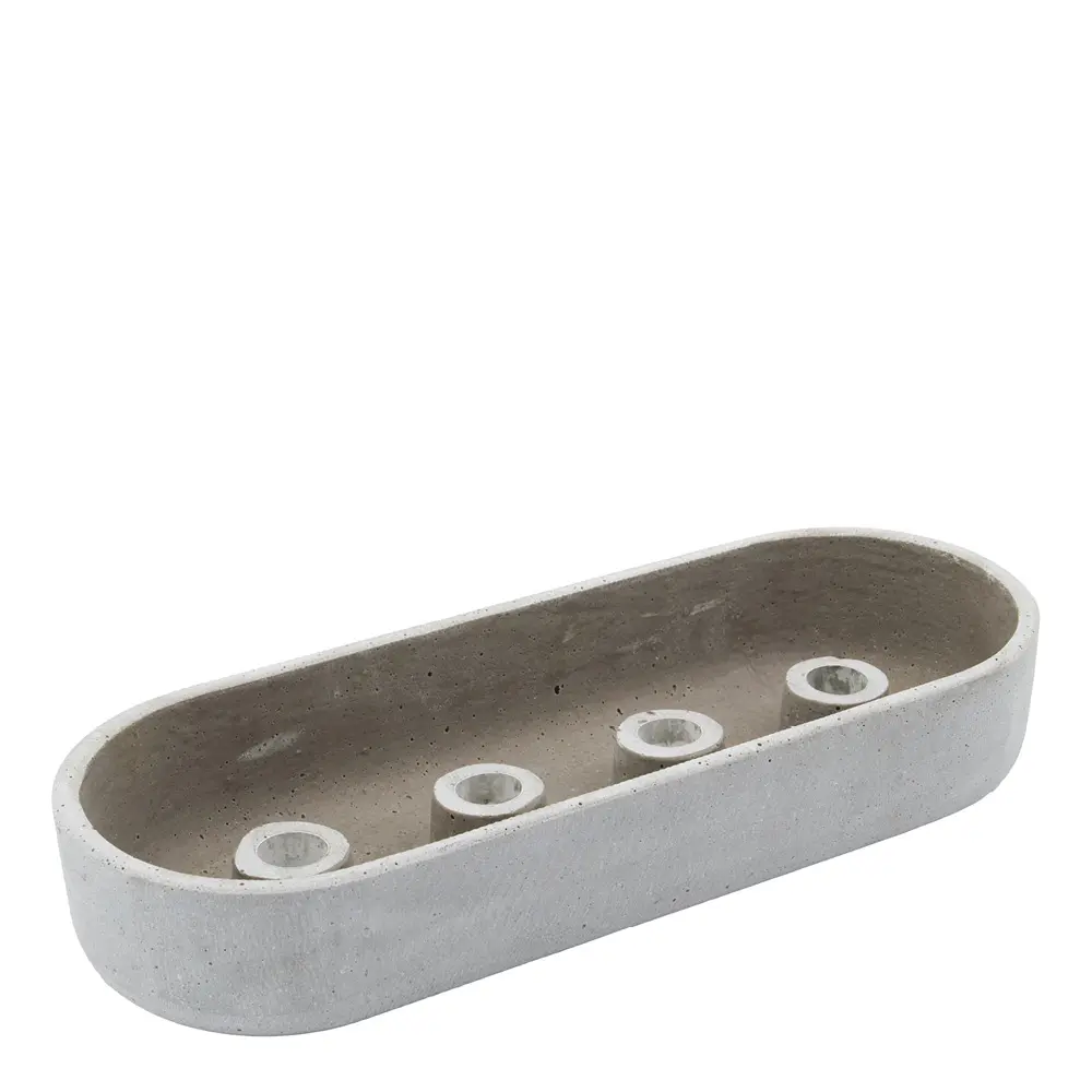 Marb Kynttilänjalka 35 cm Harmaa