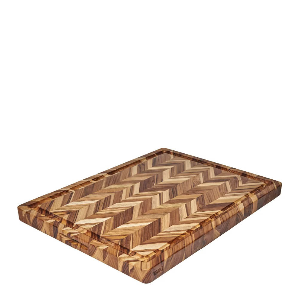 Teakhaus - Herringbone leikkuulauta 61x45,5 cm tiikki
