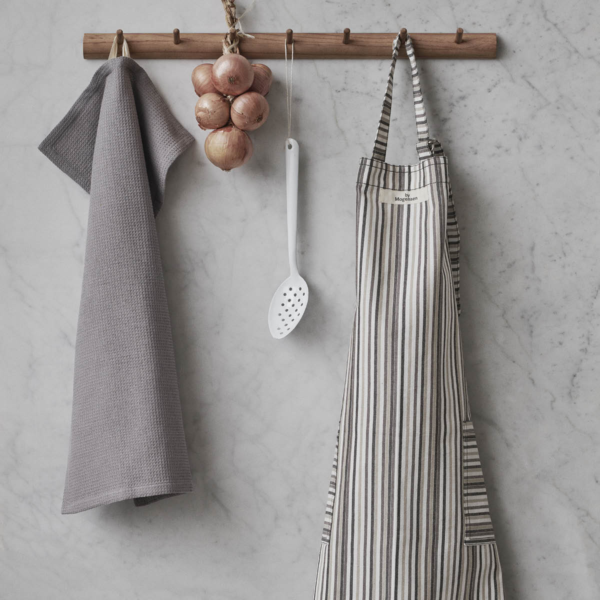 By Mogensen Håndkle 38x63 cm waffle grå