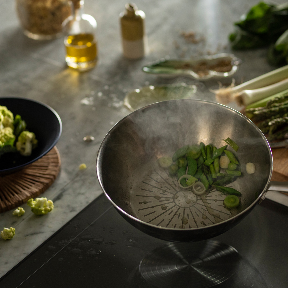 Fiskars All Steel Pure wok 28 cm