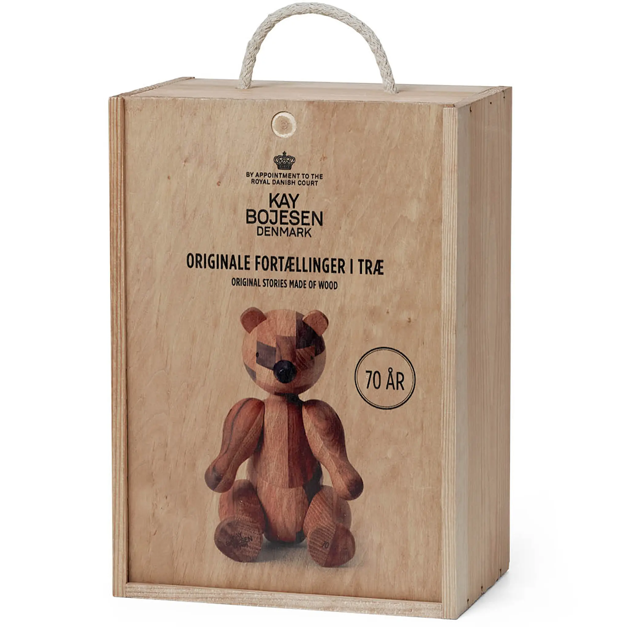 Kay Bojesen Denmark Björn Jubileum Mixed Wood Medium