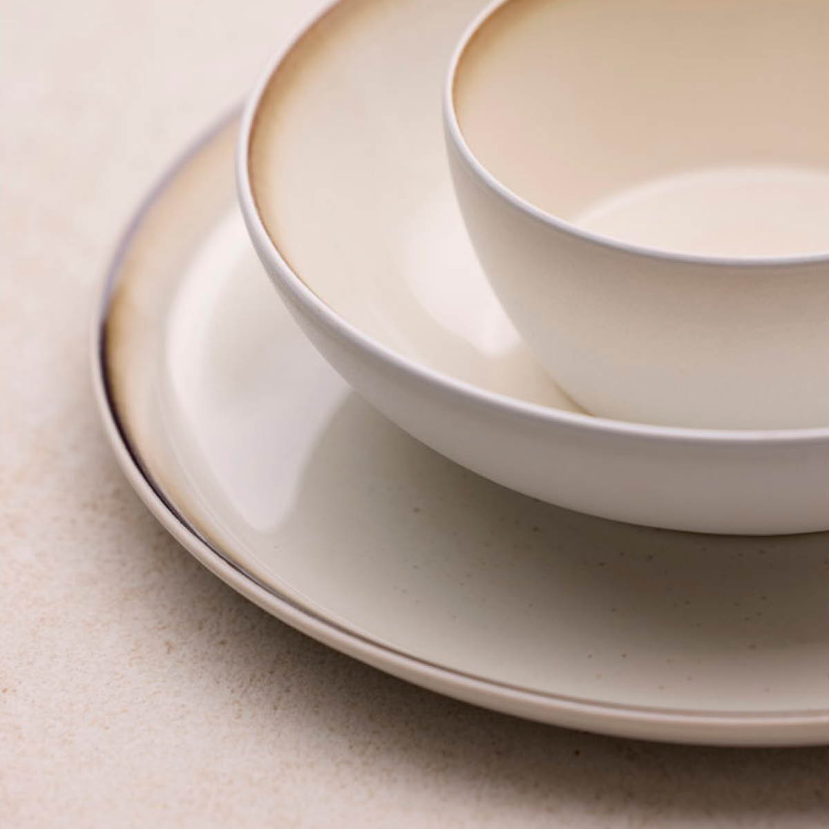 Bitz Gastro tallrik 27 cm vit/gräddvit