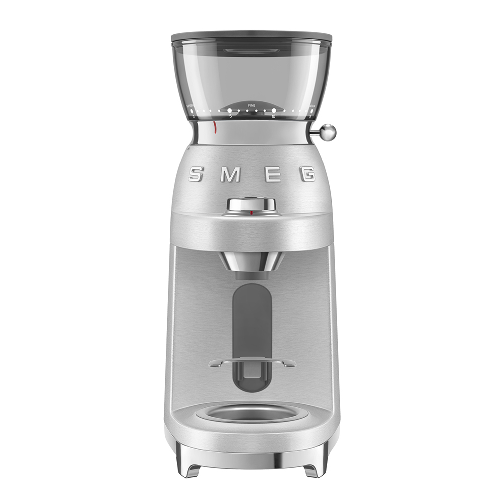 Smeg - Kahvimylly CGF02 350 g Harjattu teräs