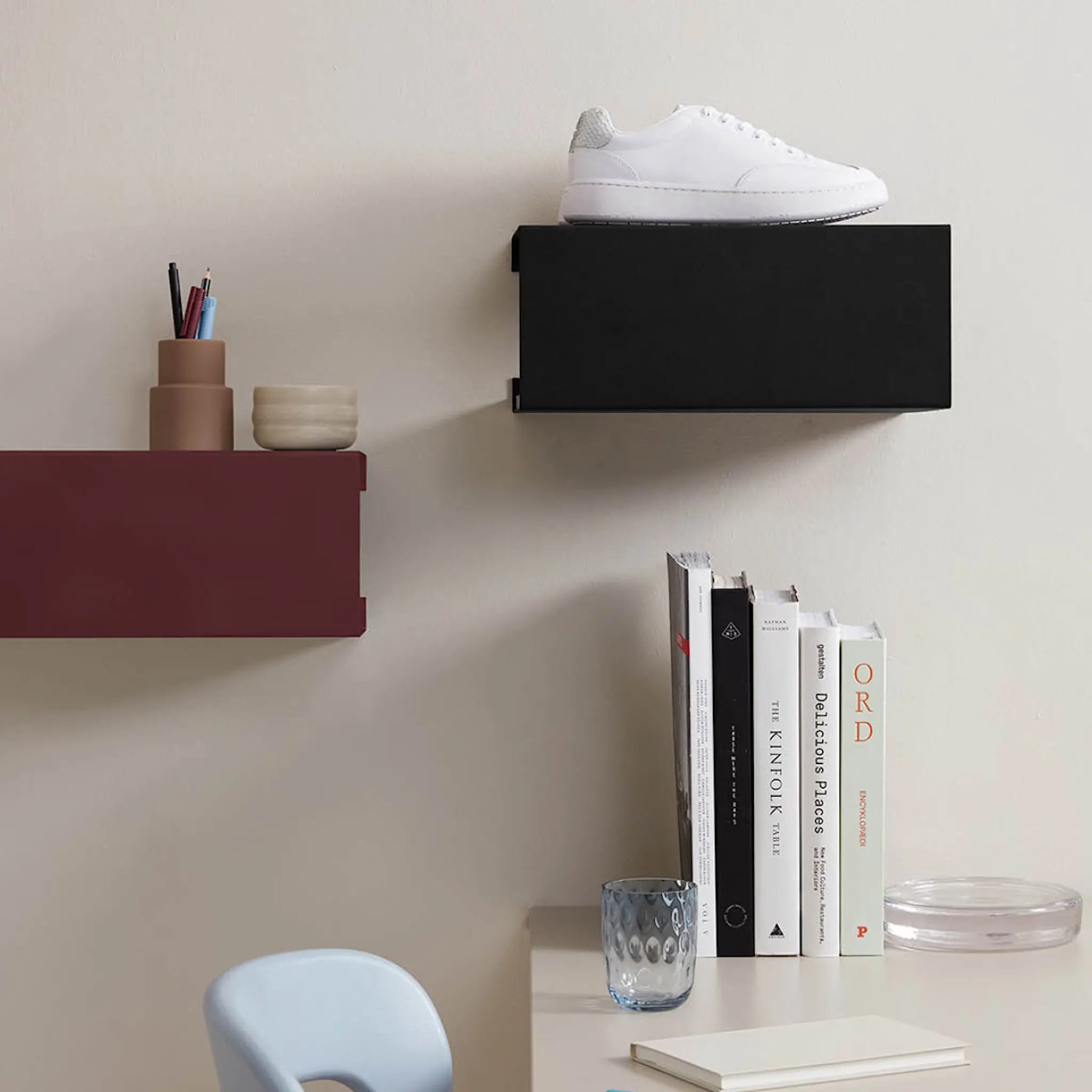 ReCollector BoxShelf hylla 35x25x15 cm Maroon Red