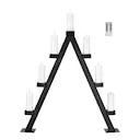 Arbor ljusstake 7 ljus LED trådlös 85 cm svart