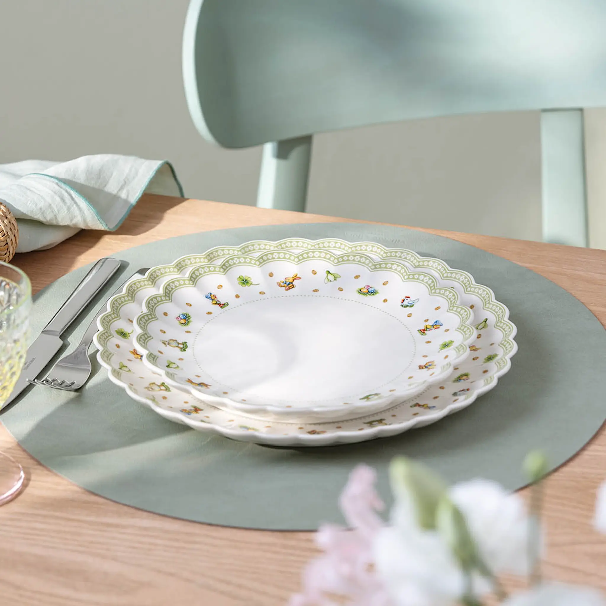 Villeroy & Boch Easter Delight tallrik 27 cm vit
