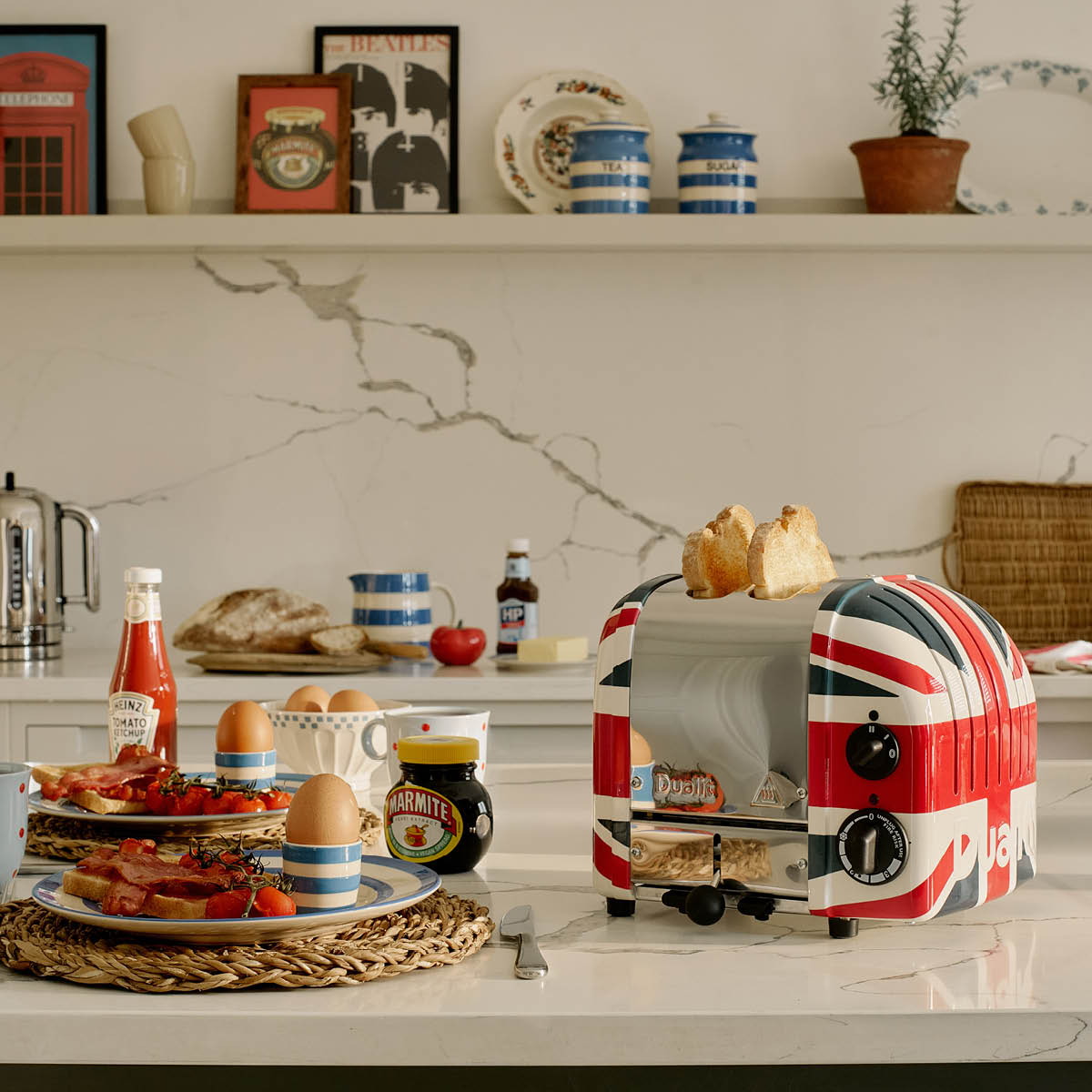 Dualit Classic brødrister 2 skiver union jack