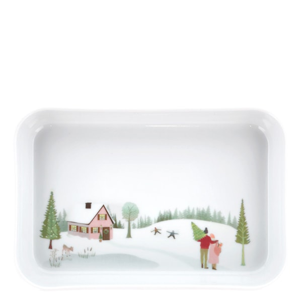 Vinter Fat 18x12 cm Vit