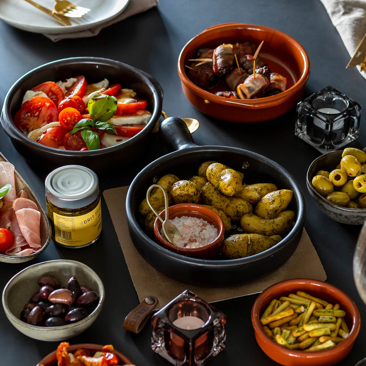 Regas Tapasskål 11,5 cm 17,5 cl brun